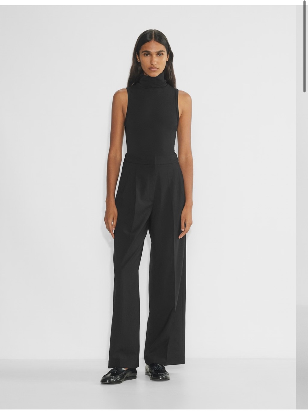NWT Aritzia Represent Pants  with a high-rise, wide-leg cut